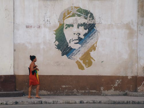 Imagine de stoc gratuită din che guevara, femeie, graffiti