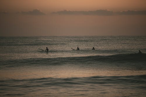 Photograph of Surfers at the Beach