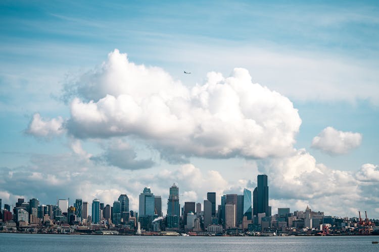 Cloudscape Over City