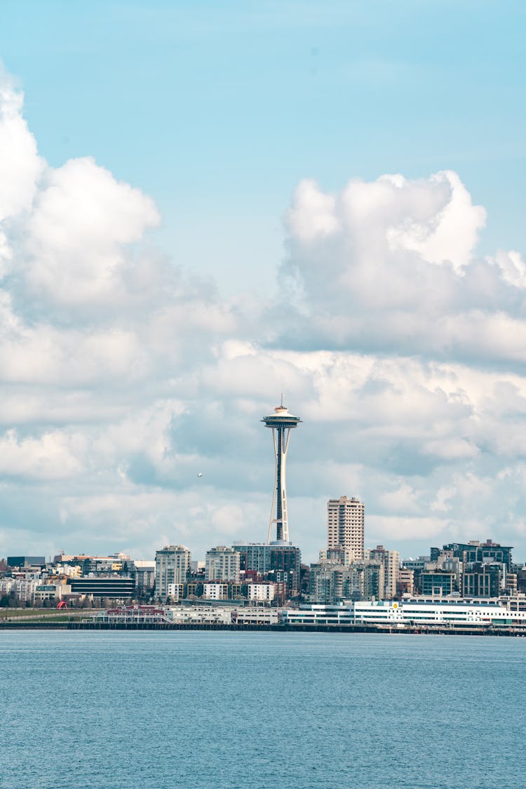 Space Needle Towering Over Seattle