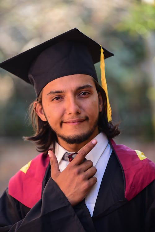Young Man After Graduation