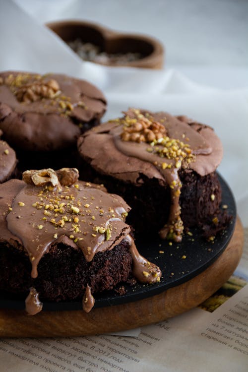 Gratis lagerfoto af chokolade, kager, lodret skud