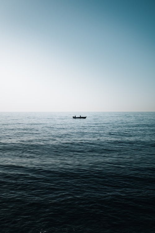 grátis Foto profissional grátis de água, horizonte, mar Foto profissional