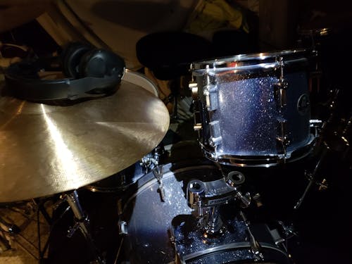 Free stock photo of jazz drums