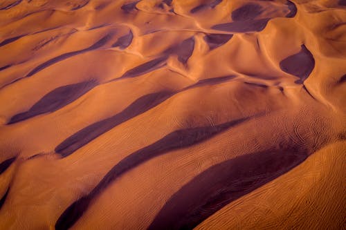 Vista A Volo D'uccello Del Deserto