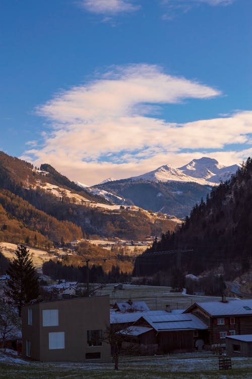 Fotos de stock gratuitas de casas, invierno, montañas