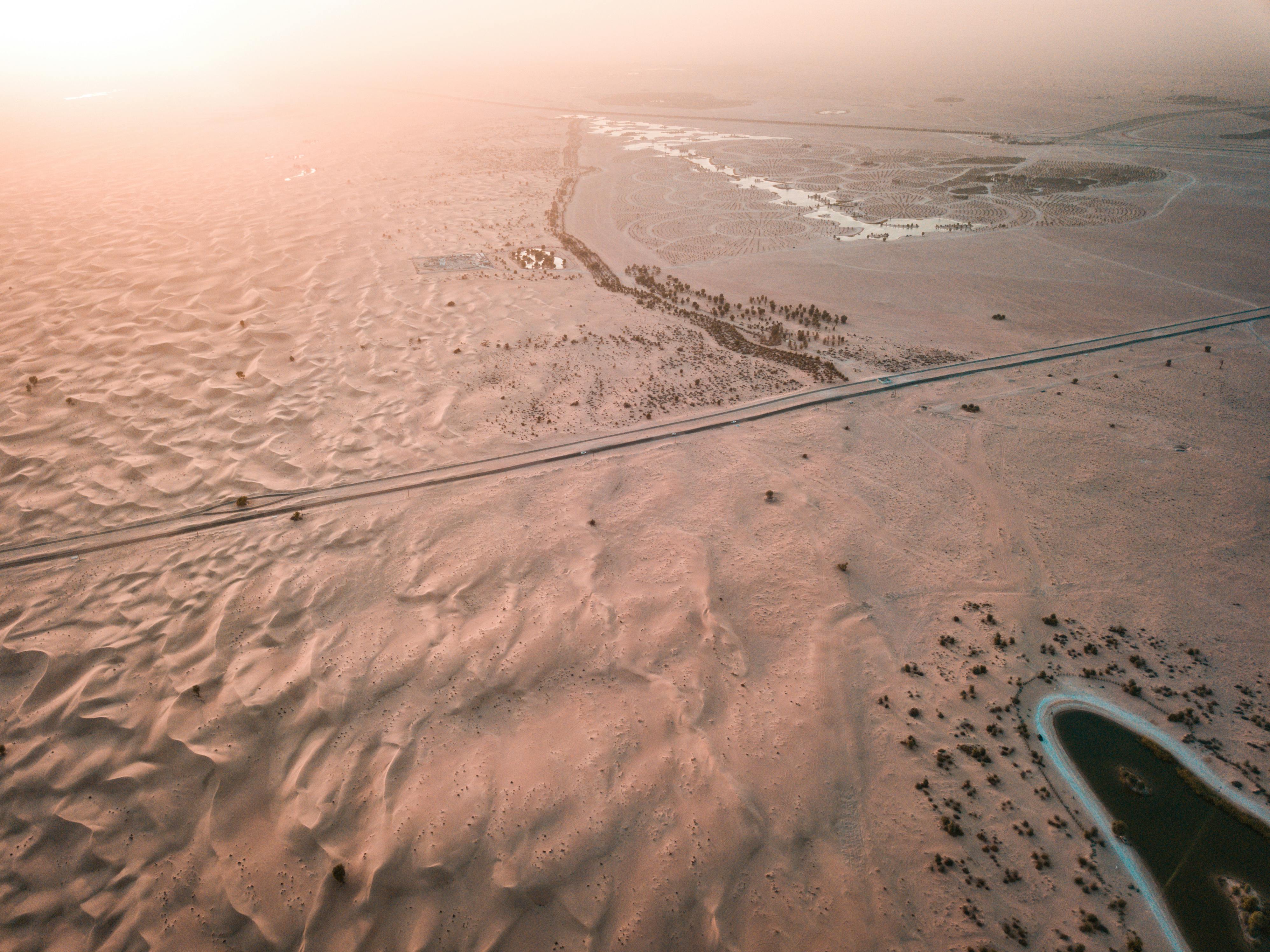 Aerial Photography of Desert · Free Stock Photo