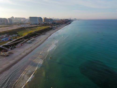 Imagine de stoc gratuită din faleză, fotografie aeriană, fotografie cu drona