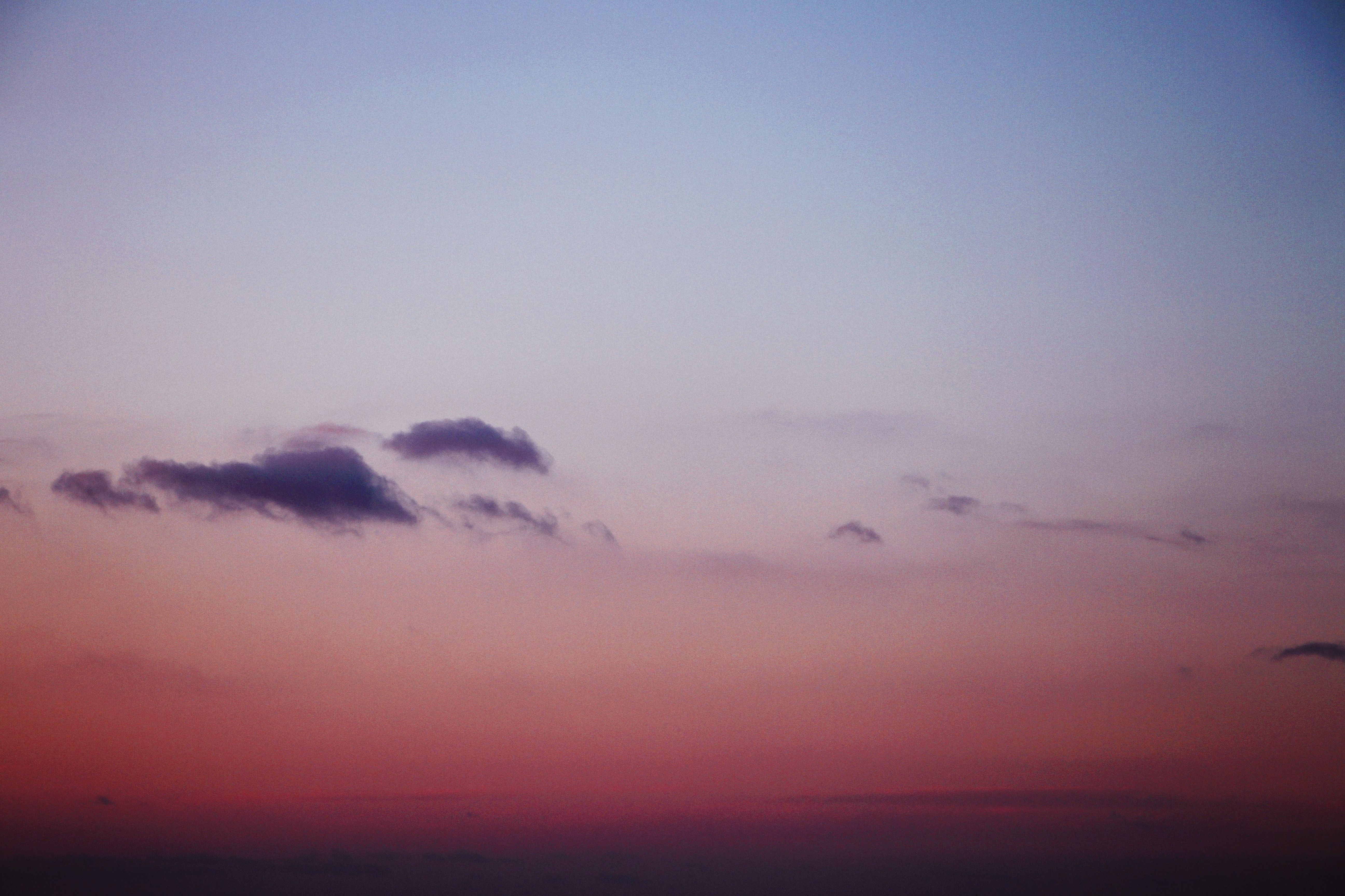 Clouds in Dramatic Pink Sky · Free Stock Photo