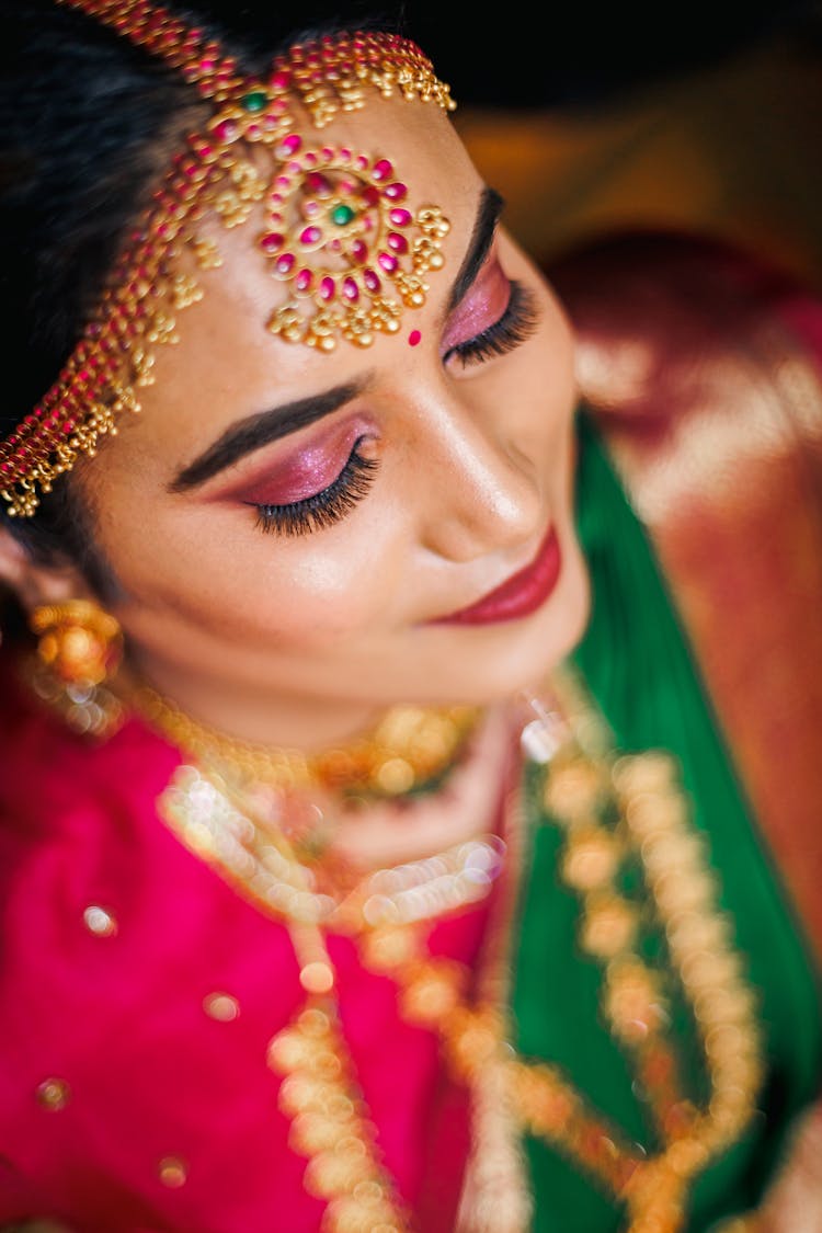 Face Of Woman With Jewelry