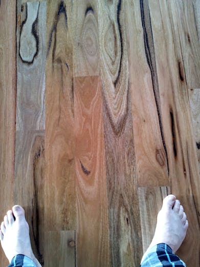 feet, floorboards, grained