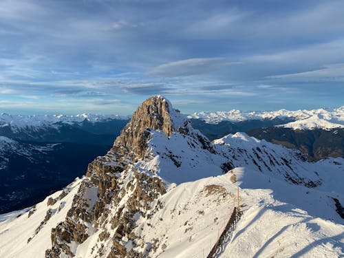 Snowcapped Mountain Peak