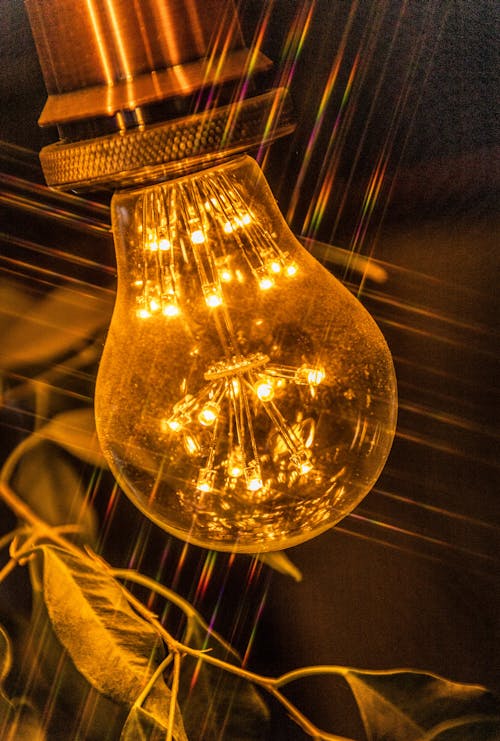 Foto profissional grátis de abajur, lâmpada elétrica, lâmpadas LED