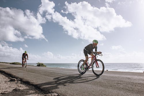 Men Riding their Bicycles