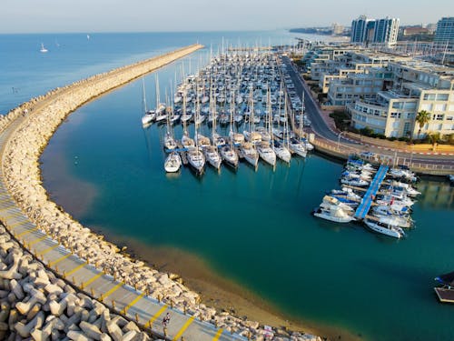 Aerial View of Marina Herzliya, Herzliya, Israel 