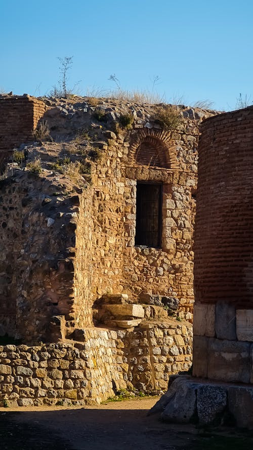 Wall of a Castle Ruins 