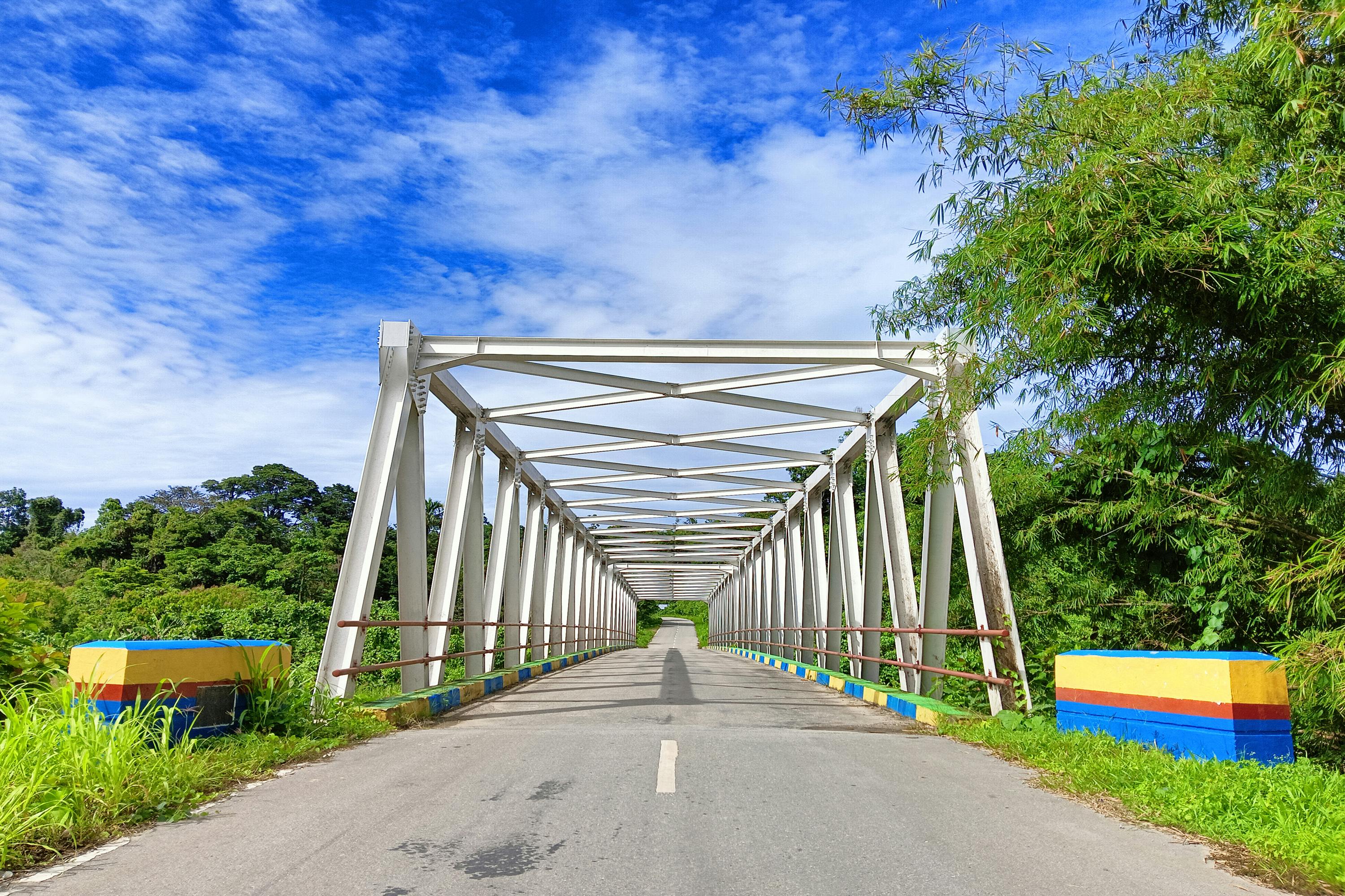 Wooden Bridge On River Free Stock Photo wooden-bridge-on-river-free-stock-photo