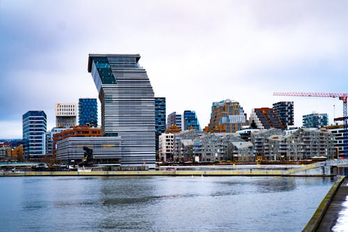 City Buildings Near a River 