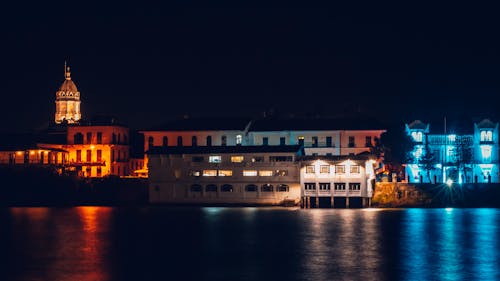 Buildings Along River