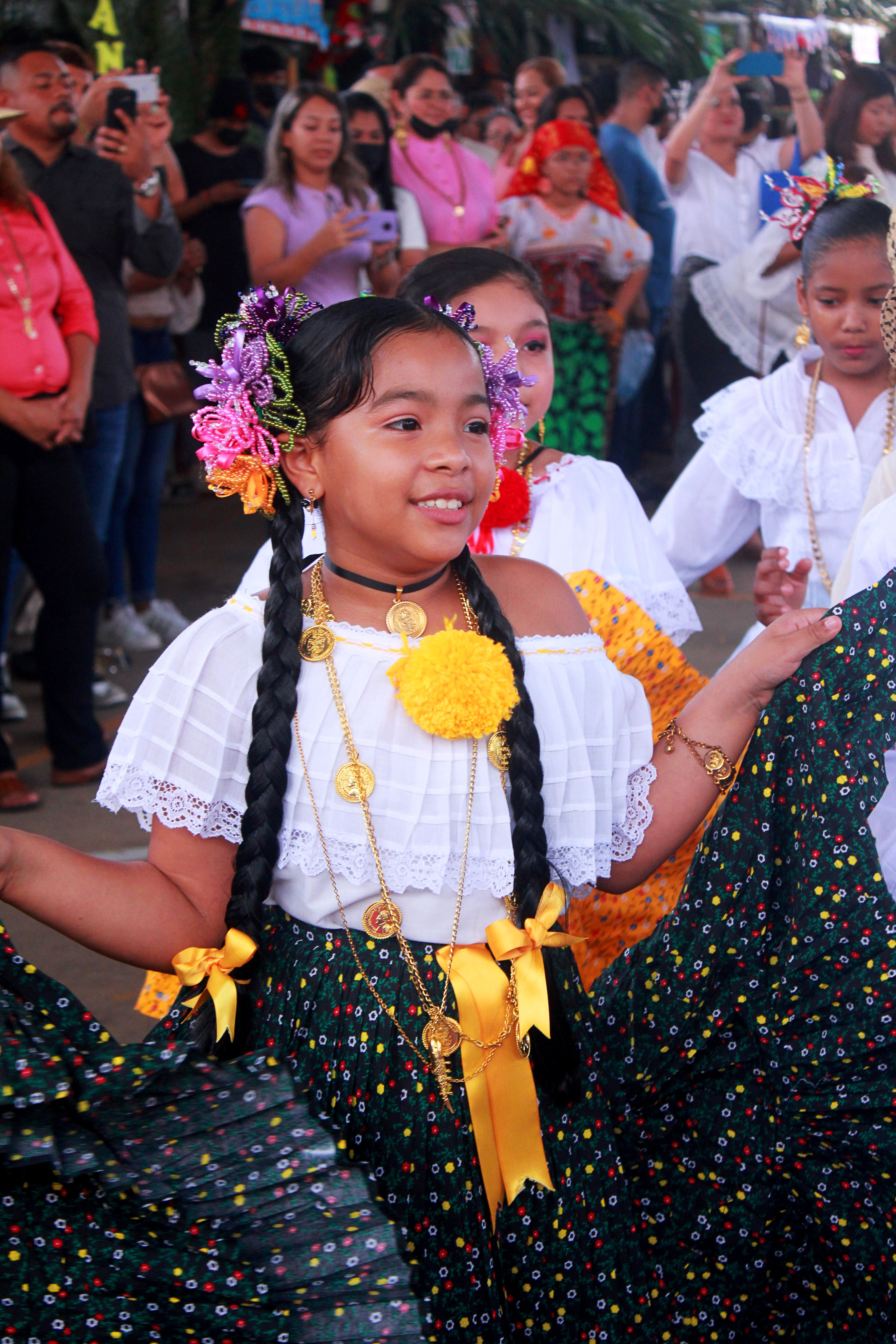Girls Dancing in Traditional Dress · Free Stock Photo