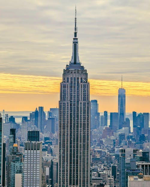 Gratis stockfoto met Empire State Building, hedendaagse architectuur, horizon