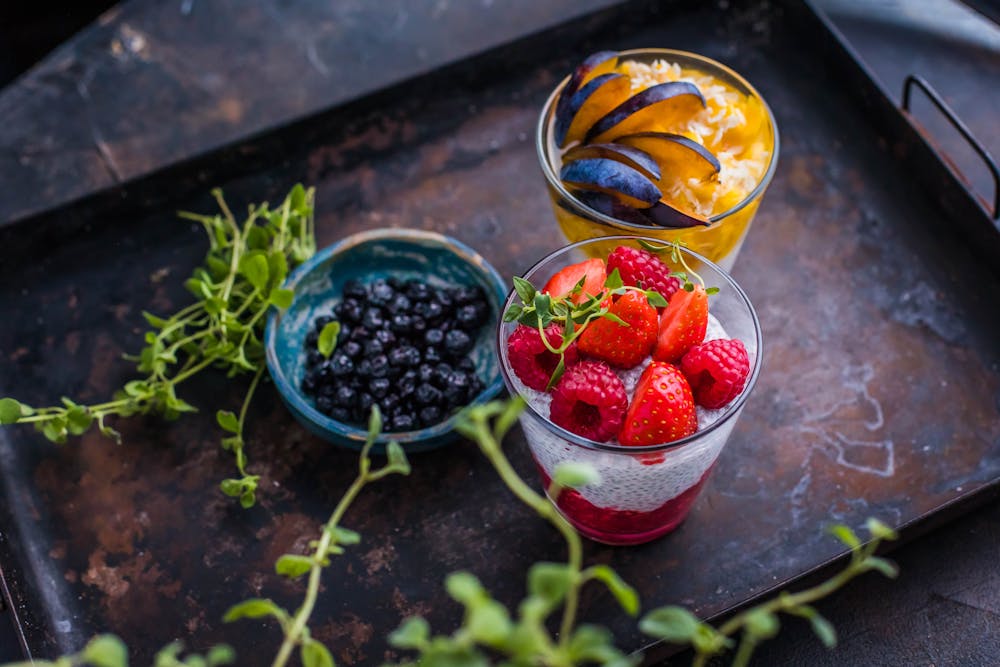 Berry Chia Seed Pudding