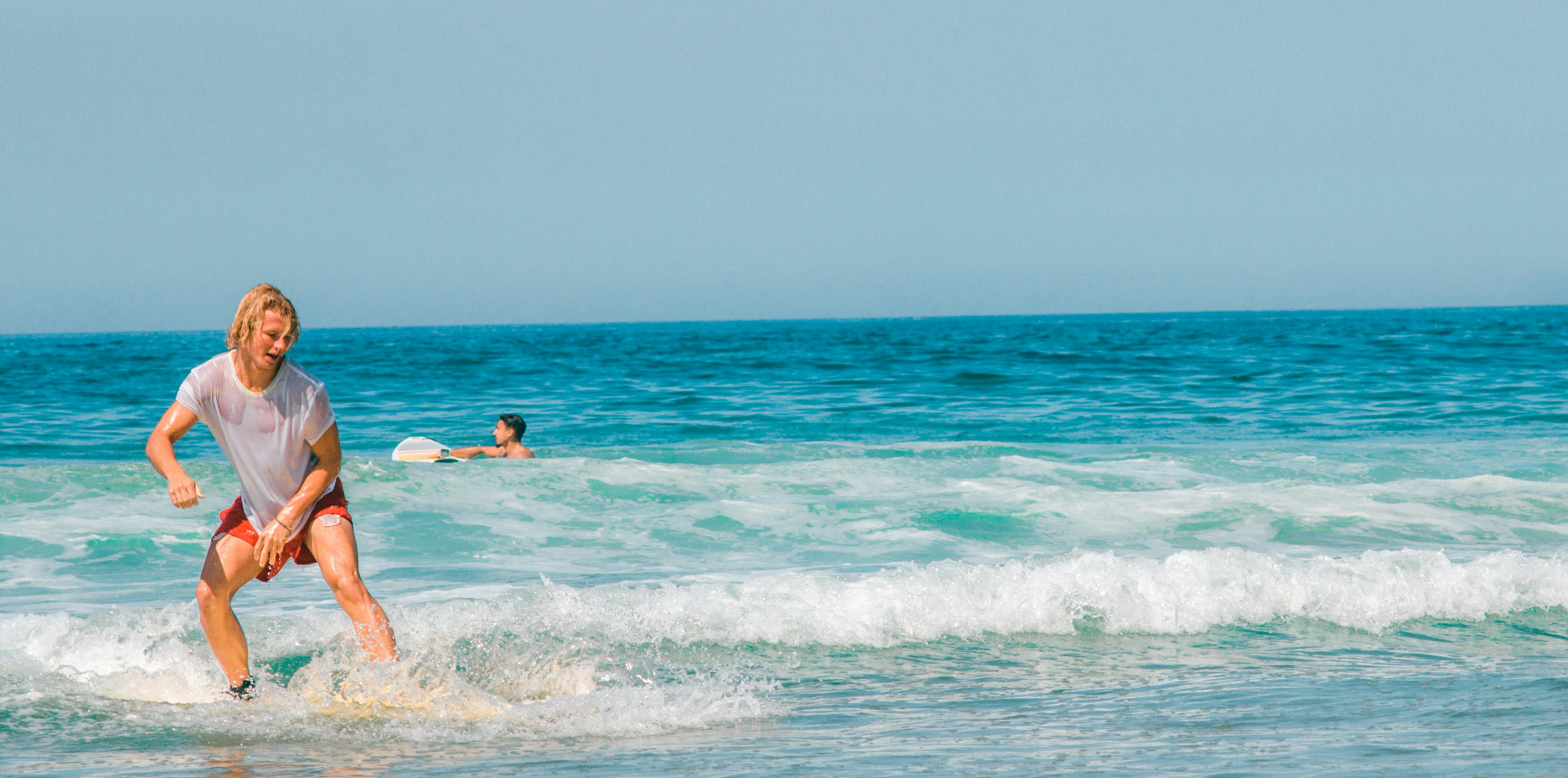 Free stock photo of surf.waves.sea.sky.morocco