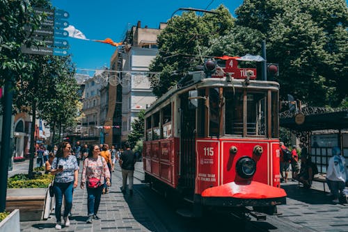 Photos gratuites de avenue istiklal, bâtiments, dinde