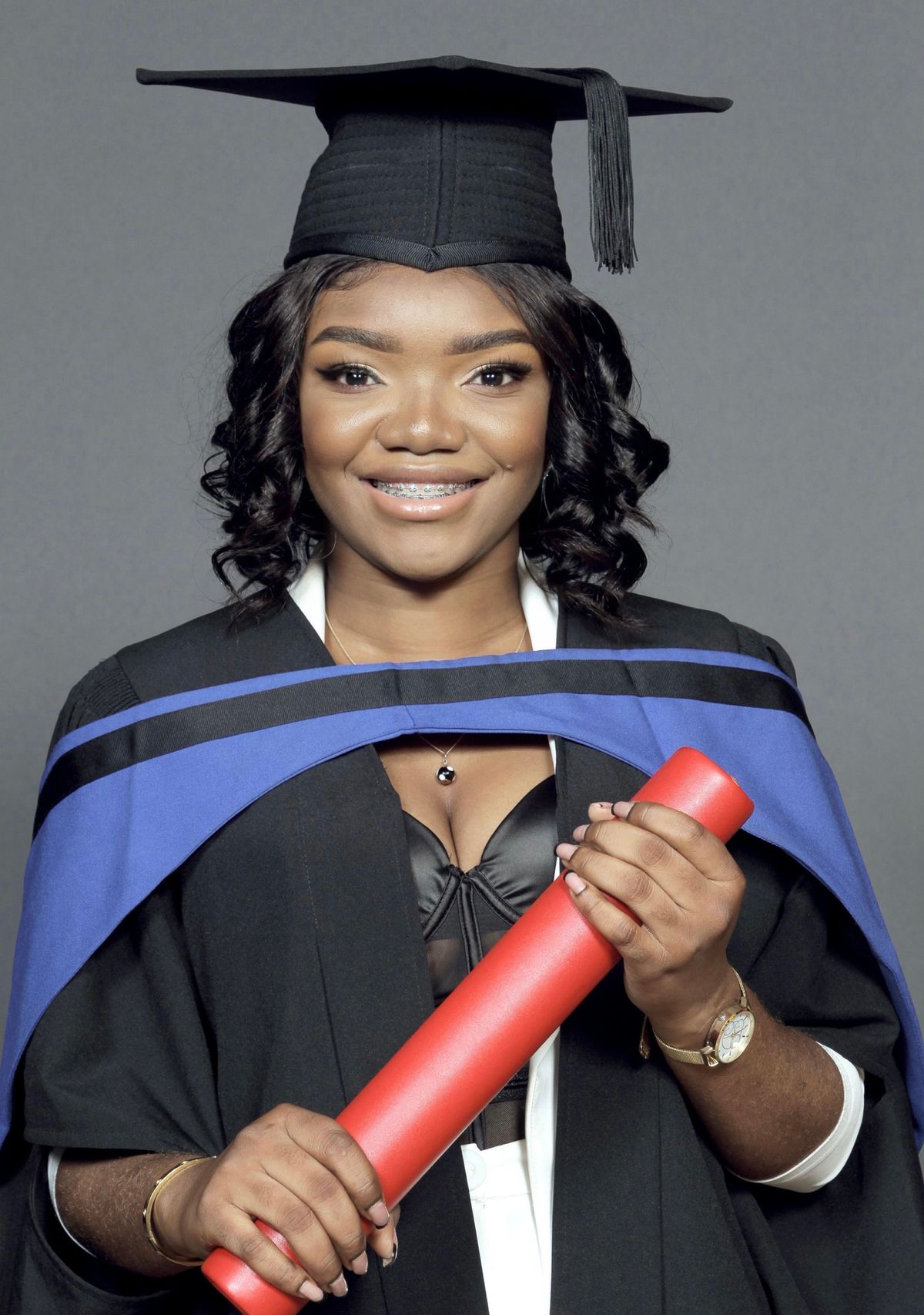 Woman Holding Mortarboard Free Stock Photo Woman holding mortarboard free stock photo