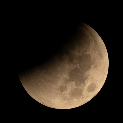 Close-Up Shot of Moon
