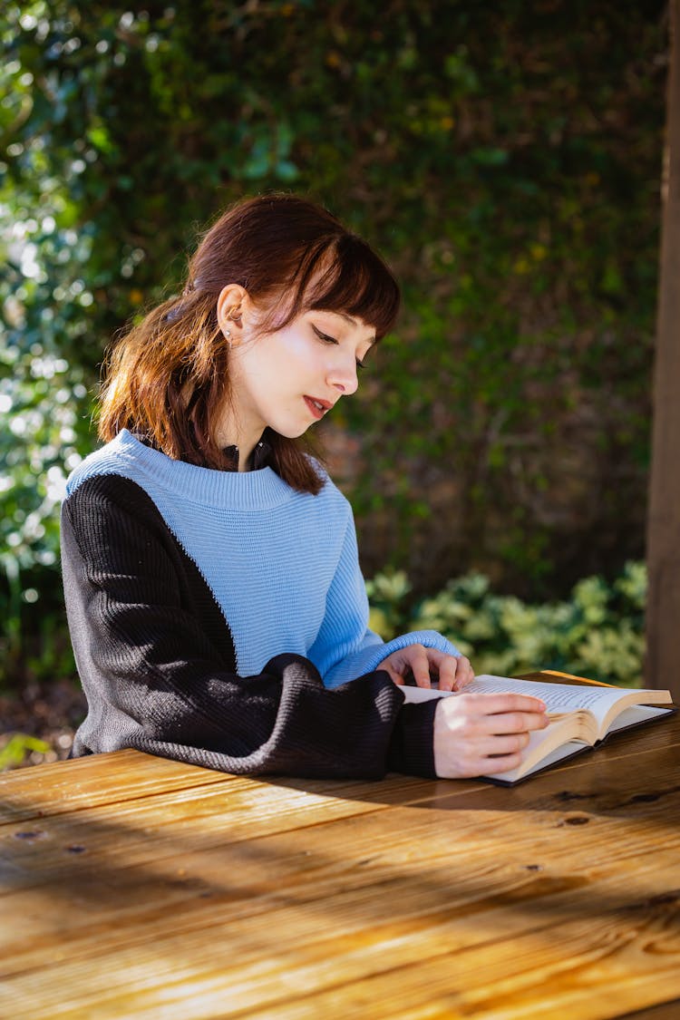 Woman Reading Book