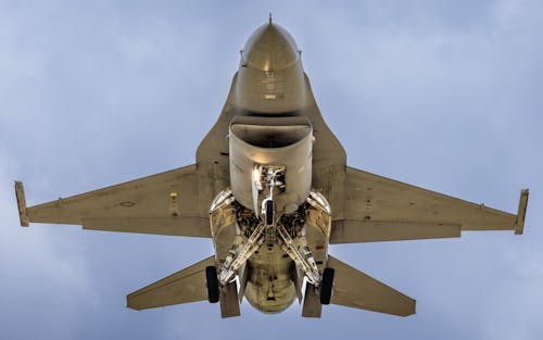 A F-16 Fighting Falcon in the Air