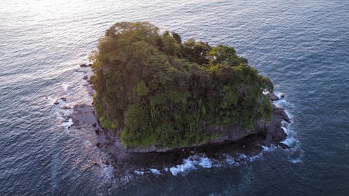 Aerial Photography of Green Island