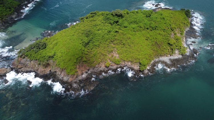 Drone Photography Of Island During Daytime