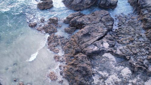 Бесплатное стоковое фото с Аэрофотосъемка, берег, берег моря