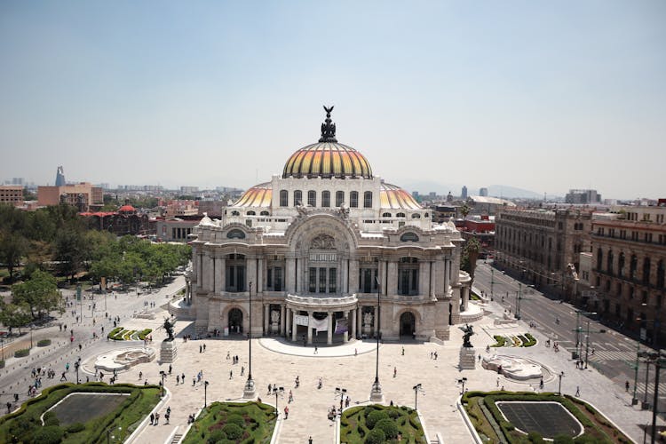 Palace Of Fine Arts In Mexico City