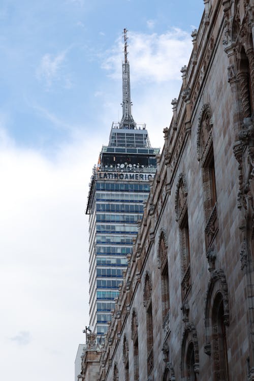 Бесплатное стоковое фото с torre latinoamericana, вертикальный выстрел, достопримечательность