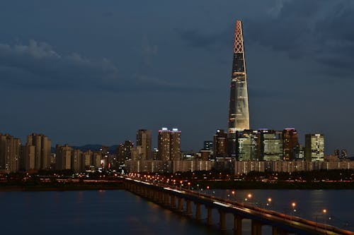 Fotobanka s bezplatnými fotkami na tému brudge, Kórea – juh, lotte svetová veža