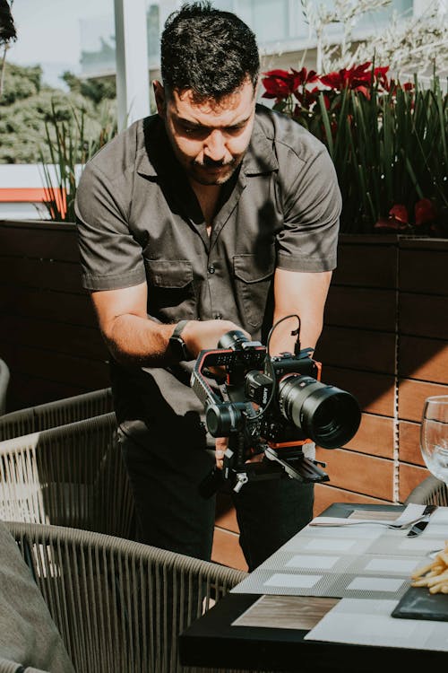 Fotobanka s bezplatnými fotkami na tému filmovanie, fotoaparát, fotograf