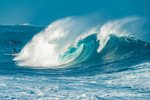 大浪, 海洋, 海灘 的 免费素材图片