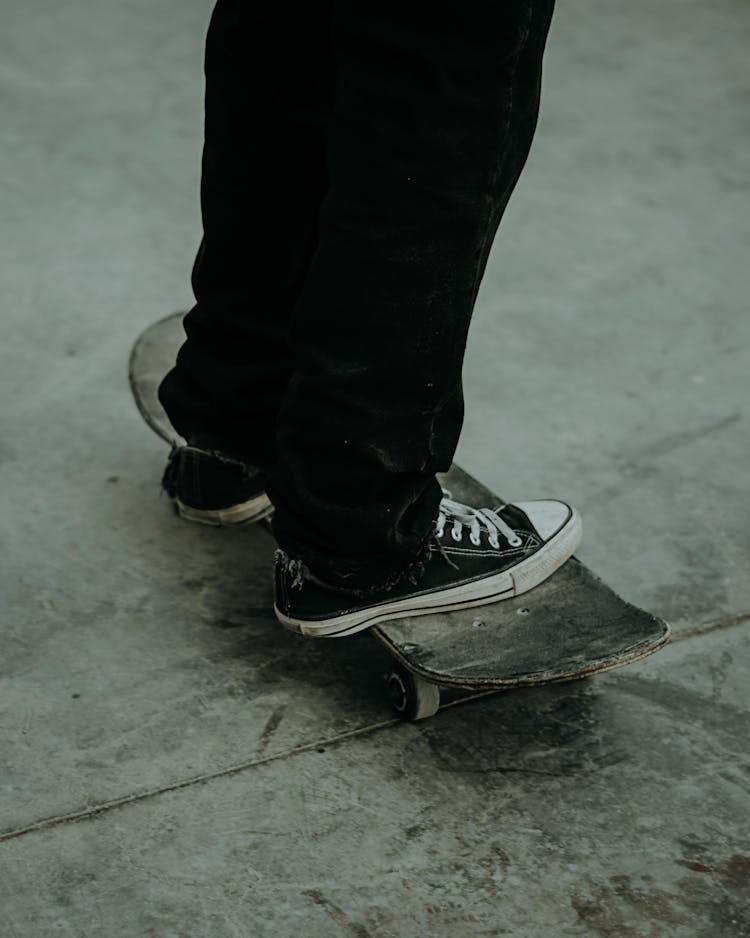 A Person On A Skateboard