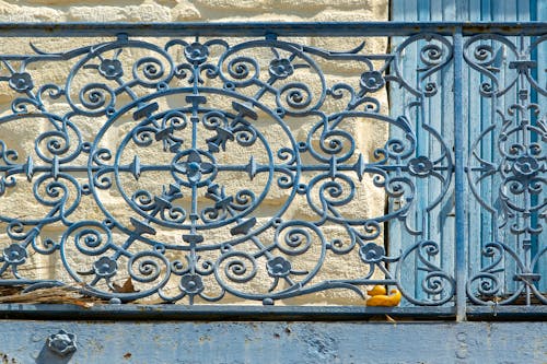 Photos gratuites de barrière, bleu, concevoir