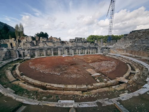 Free stock photo of amphitheater, ancient, archaeology Stock Photo