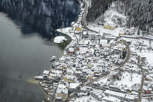 Бесплатное стоковое фото с высокий угол обзора, деревни, деревня