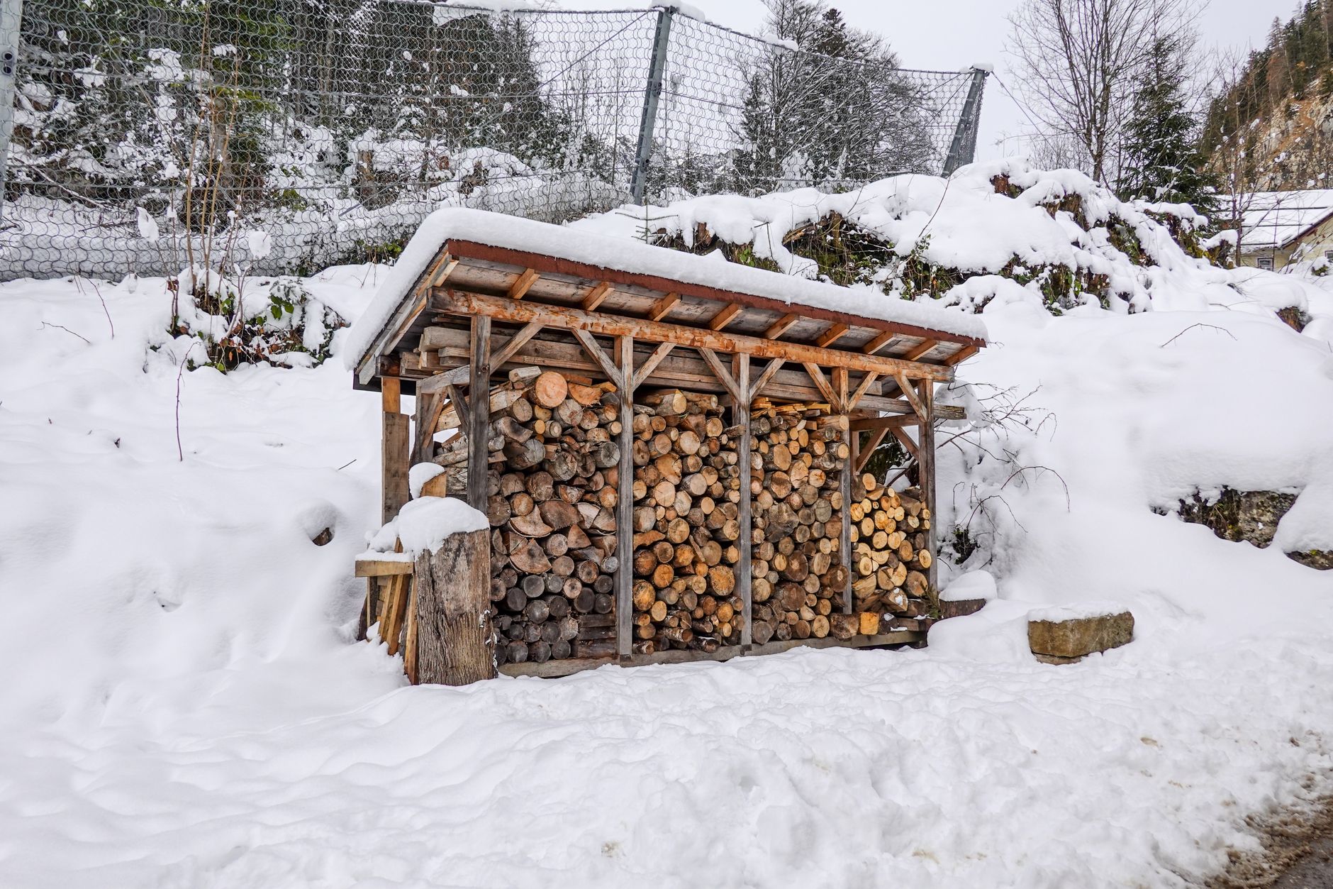 Brennholz für den Winter: Holzspalter, Regal und Befestigung kaufen