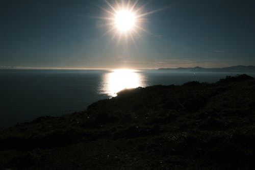 Free Sunset View from the Beach Stock Photo