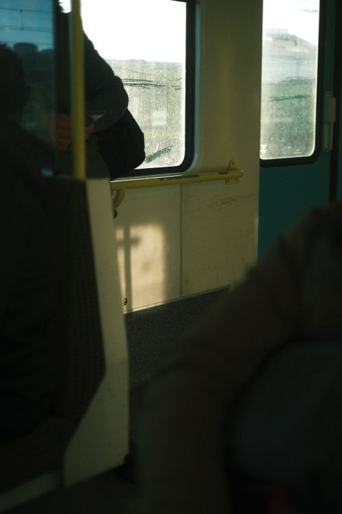 Handrail near Windows in Metro Train · Free Stock Photo