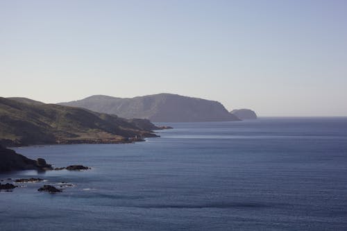 Hills on Sea Shore