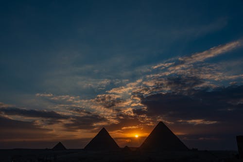 Gratis arkivbilde med daggry, egypt, giza
