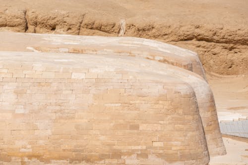 Stone Building Wall on Desert